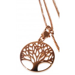 Collier Charme Arbre de vie, Rosées